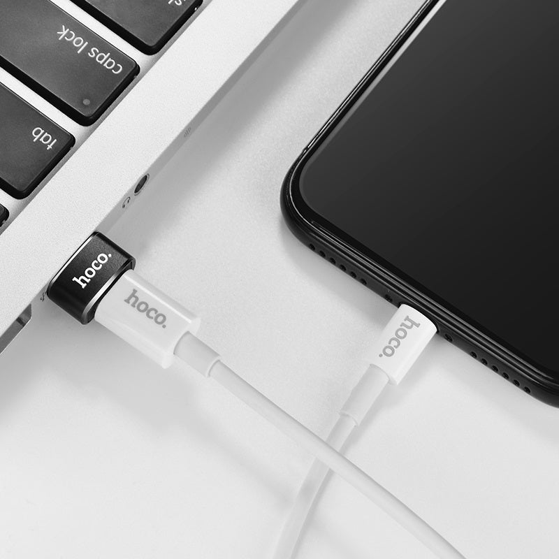 Hoco Adapter USB-A to Type-C «UA6» charging data transfer convertor Hoco Adapter USB-A to Type-C «UA6» charging data transfer convertor